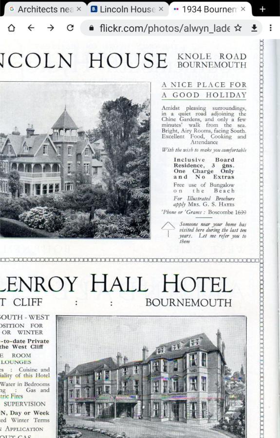 Hotel Lincoln House Bournemouth Esterno foto